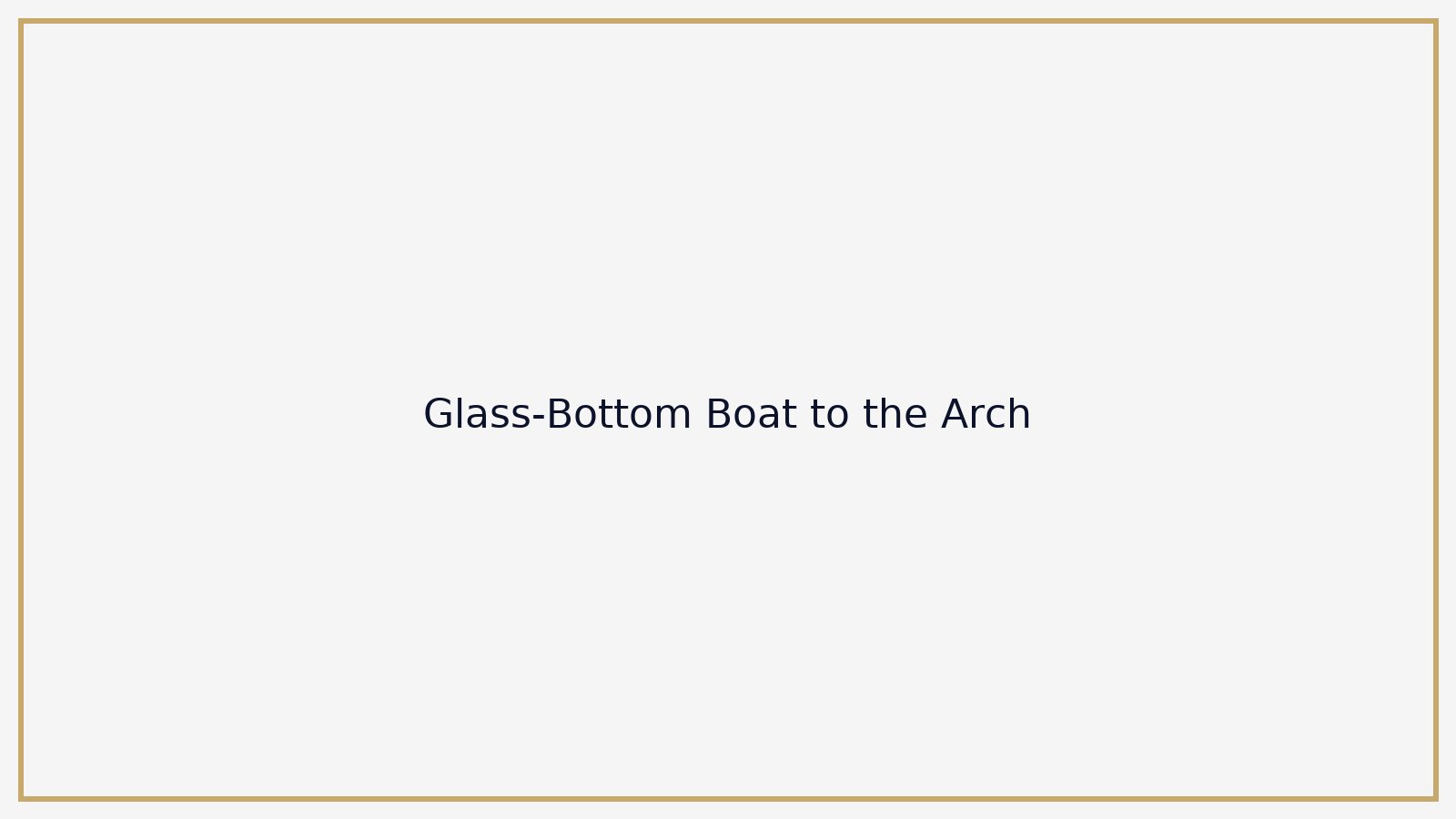 Glass‑Bottom Boat to the Arch