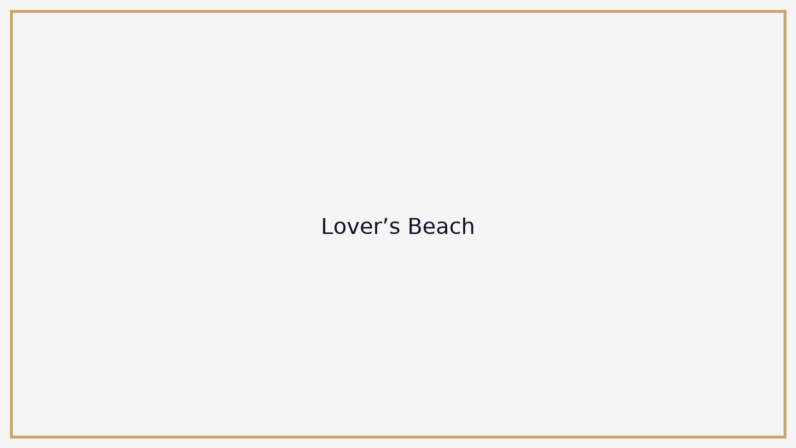Lover’s Beach